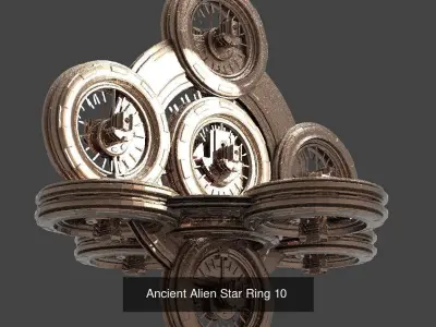 Occult Ring collection 1 3D Model Pack