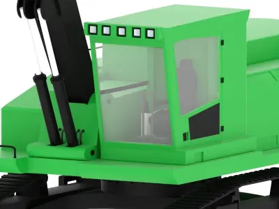 Forestry Swing Machine 3D model