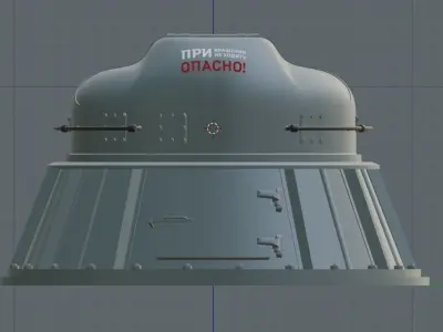 Russian Naval Gun AK-630 30mm CIWS 3D model