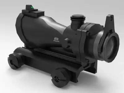 Trijicon TA01NSN SOCOM Low-poly 3D model