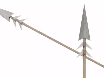 Harpoon Low-poly 3D model