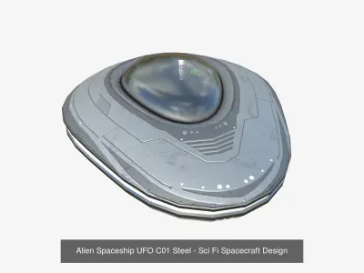 10 Alien Spaceship UFO C Collection - Sci Fi Spacecraft Design 3D Model Pack purchase