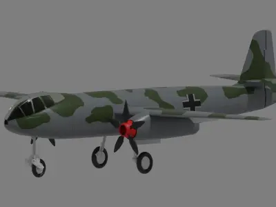 Heinkel HE 343 3D model