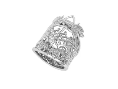 Wedding Ring  3D print model 418