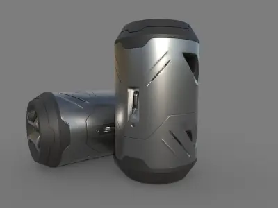 Futuristic Can Concept 3D model