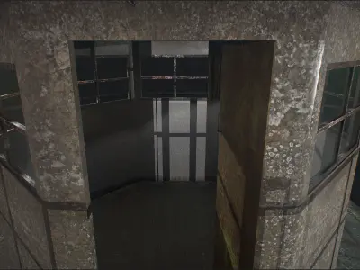 3D Low Poly - PBR Small Watch Tower 3D model model Low-poly 3D model