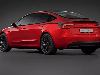 2025 Tesla Model 3 Performance 3D model