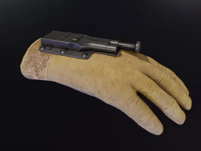 Sedgley OSS Fist Gun Low-poly 3D model