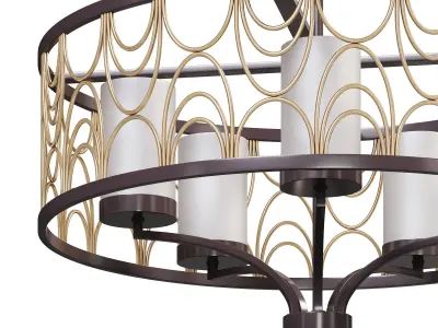 Cirrine Chandelier by lightology 3D model