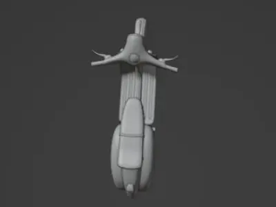 Motorcycle 3D model 2