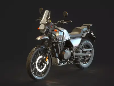 Base model Royal Enfield Himalayan 2022 3D model