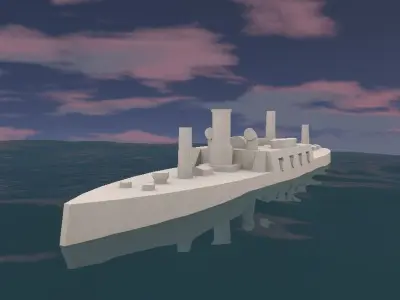 Brazilian Ironclad Brasil 3D print model