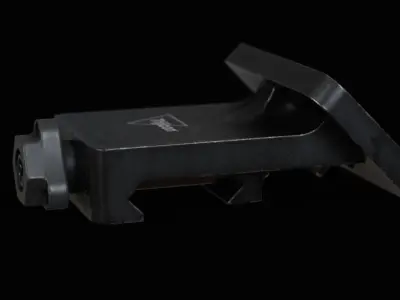 Trijicon RMR Adjustable LED and 45 Degree Mount Low-poly 3D model