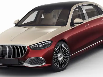 Mercedes S-class Maybach 2021 3D model buy