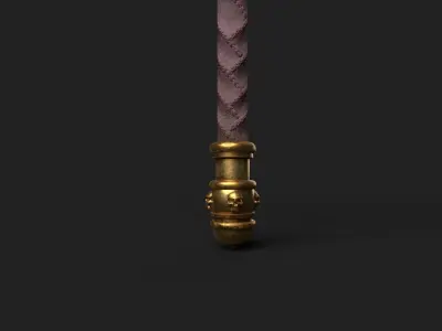 Karl Franz Warhammer Ghal Maraz Low-poly 3D model