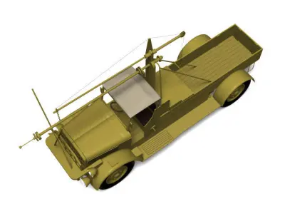 Toyota GB engine start car 3D model