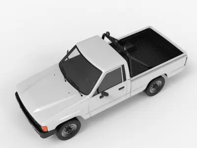 Toyota Hilux 1983-1988 Pickup  3D model