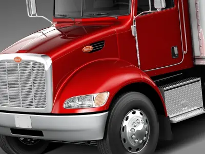 Peterbilt 337 Box 2015 3D model