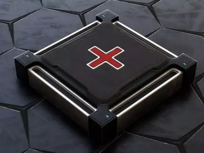 Sci-Fi First Aid Kit Low Poly Game-Ready PBR Asset Low-poly 3D model