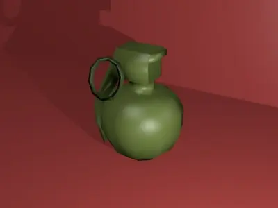 M67 Grenade - Low-poly Low-poly 3D model