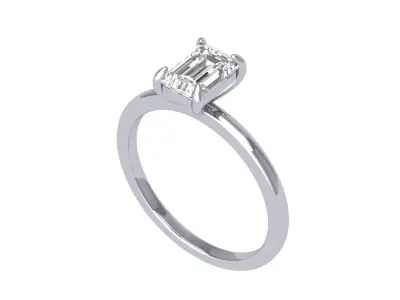 Wedding Ring  3D print model 68