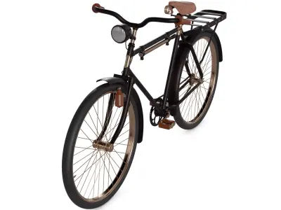 City Bike 3D model 2