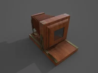 Vintage Camera Old 3D model