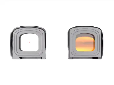 ACRO P-2 3 5 MOA - Red Dot Reflex Sight Low-poly 3D model