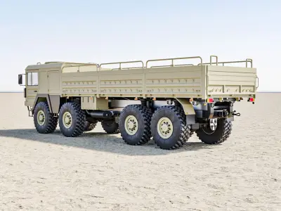MAN KAT1 8x8 Military Truck 3D model