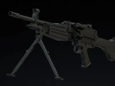 Daewoo K3 Low Poly  Low-poly 3D model