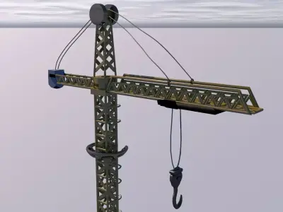 Toy Crane 3D model purchase
