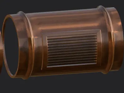 Air Ventilation Parts Low-poly 3D model