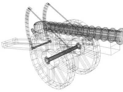 Cannon - Malaka Meriam 3D model