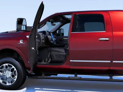 RAM 2500 Limited Mega Cab Stock 2024 Refresh 3D model