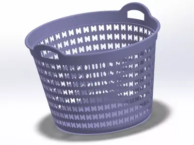 Laundry basket 3D model purchase
