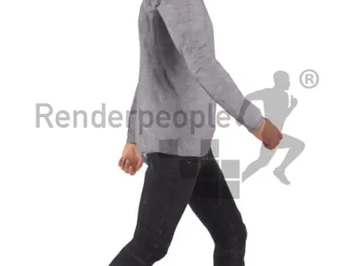 Brandon Animated 004 Walking