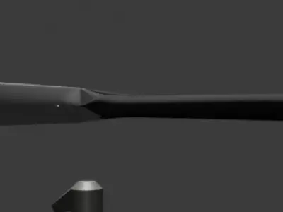 Melee Weapons Low Poly Pack Free low-poly 3D model
