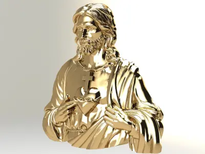 SACRED HEART OF JESUS 3D model