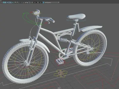 Bicycle 3D model 8