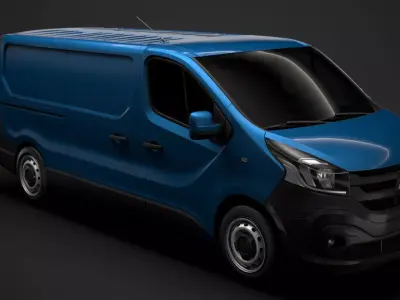 Mitsubishi Express Van LWB 2020 3D model