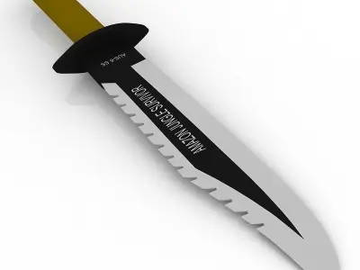 Amazon Survival Knife 3D model
