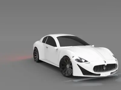 Maserati Grand Turismo Free 3D model