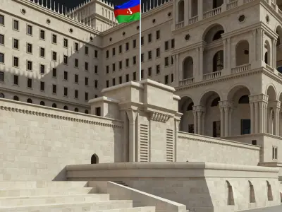 Government House in Baku  3D model