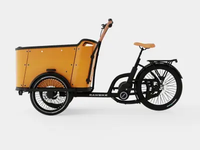 ECargo Round Bike Low-poly 3D model