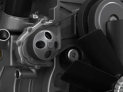 Car Engine 3D model order