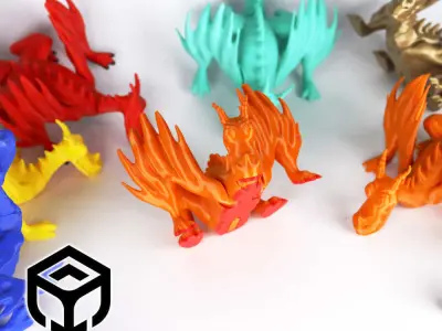 ARTICULATED DRAGON 3D print model purchase