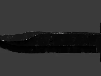 Tactical Knife Free 3D model buy