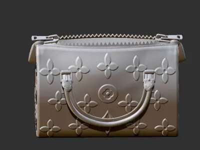 purse art deco 3D print model