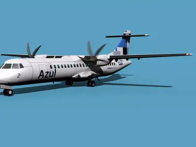 ATR  ATR-72-600 Azul 3D model