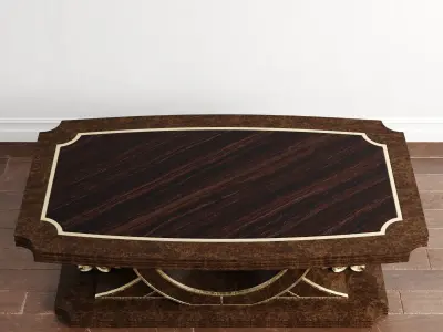 Calenas Art Deco Koltuk Takimi Coffee Table 3D model